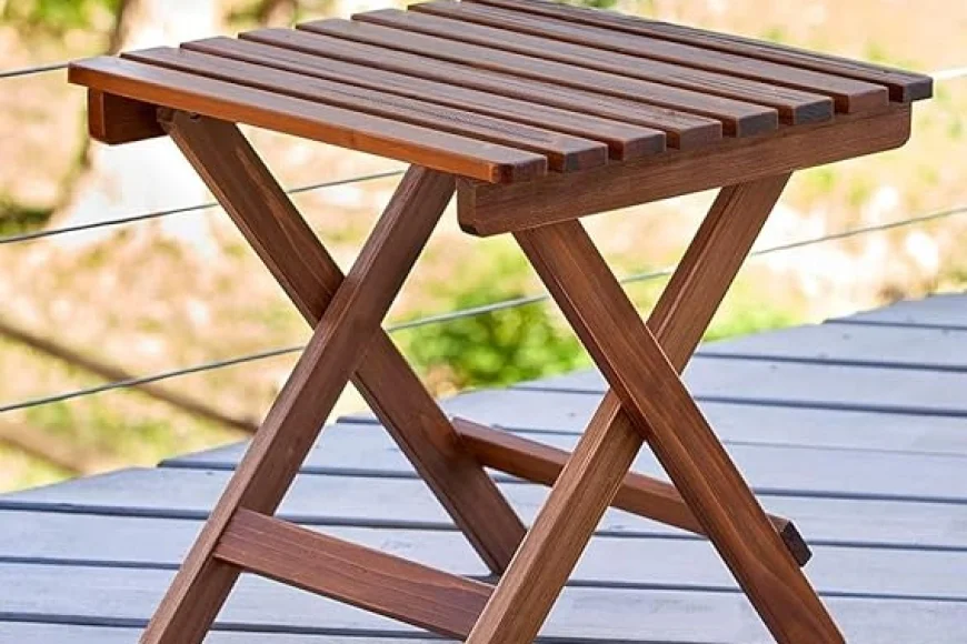 Up to 60% Off VDIX Foldable Wooden Table on Amazon