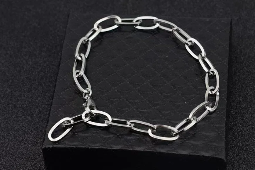 Rice Link Chain Bracelet Under ₹500 | Shop on Salty