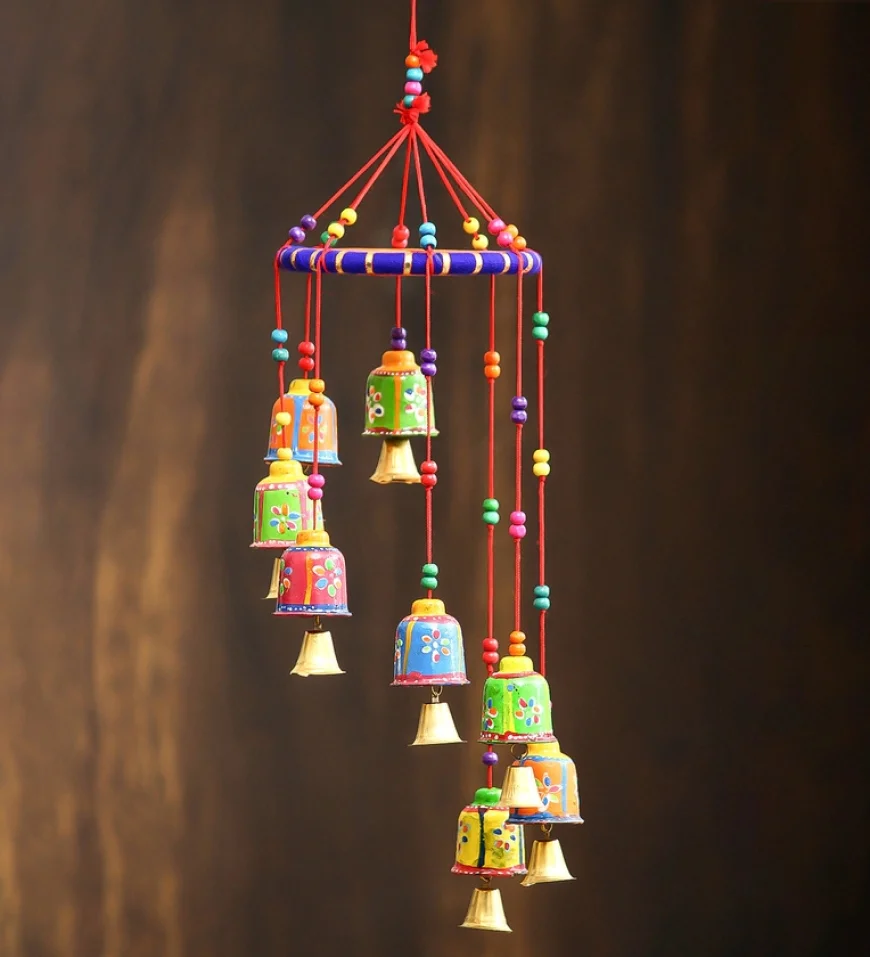 Handcrafted Multicolor Metal Bell – Just ₹139 on Pepperfry