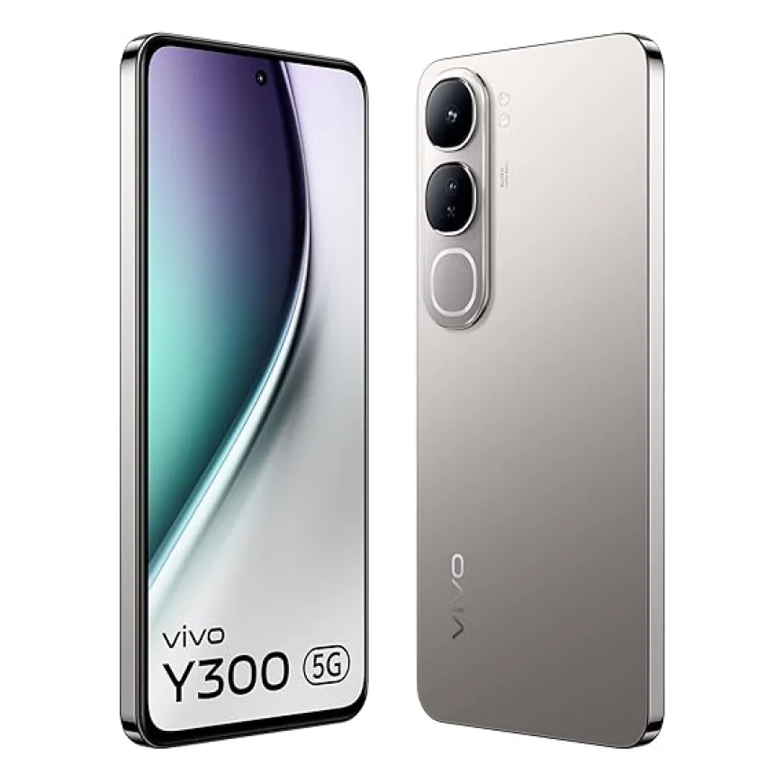Vivo Y300 5G – 8GB RAM, 128GB Titanium Silver at ₹20,999 | Amazon
