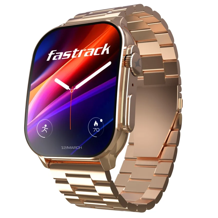 Fastrack Astor FS2 Pro Smartwatch Rose Gold – 33% off | Now ₹3,999 | on Amazon