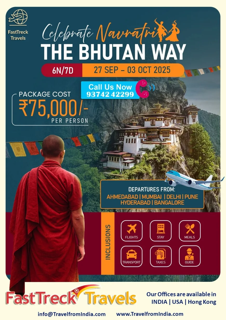 Bhutan Navratri Tour 2025 – 6N/7D | FastTreck Travels