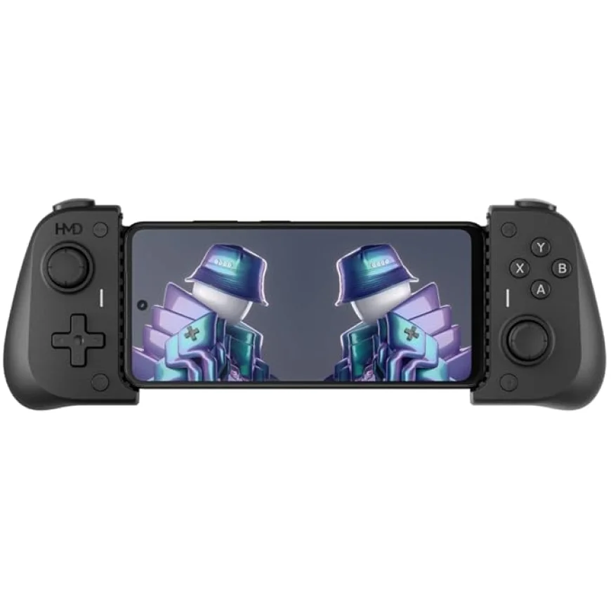 HMD Gaming Outfit for HMD Fusion – Gamepad with 18 Buttons, Turbo Mode, 3.5mm Audio Jack, Smart Pins, USB-C OTG | Android TV & Smartphone Compatible | ₹2,999 (40% Off) | On Amazon