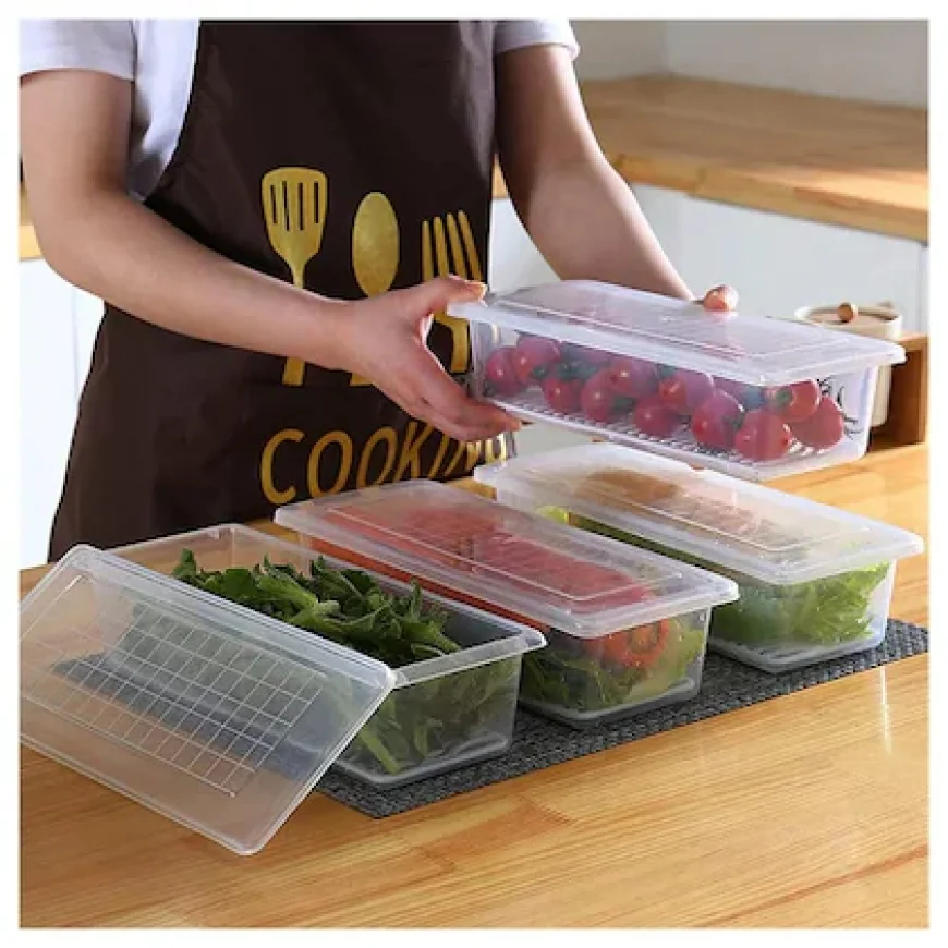 Belizzi Fridge Storage Boxes 1500ml (Set of 4) – Just ₹199 on JioMart | Kitchen Organizer Deal