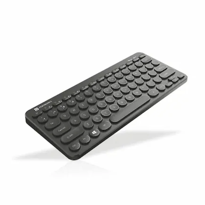 Portronics Bubble Wireless Keyboard – 2.4 GHz & Bluetooth 5.0 | Only in Rs999 MRP: 1,999 | JioMart