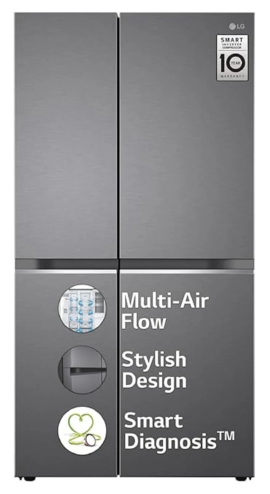 LG 655L Side-by-Side Refrigerator (GL-B257HDSY) – Up to 35% Off | Amazon Deal