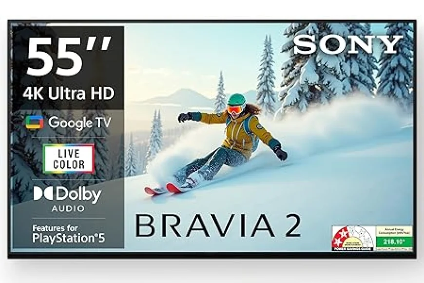 Sony 55" 4K BRAVIA TV at ₹56,990 | 43% Off on Amazon