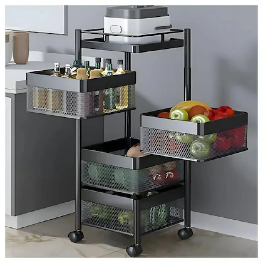 Up to 50% off Belizzi 4-Layer Kitchen Rack on JioMart