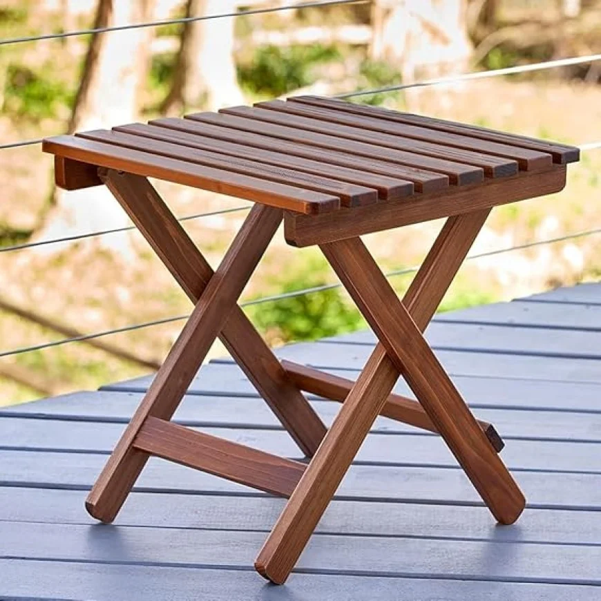 Up to 60% Off VDIX Foldable Wooden Table on Amazon