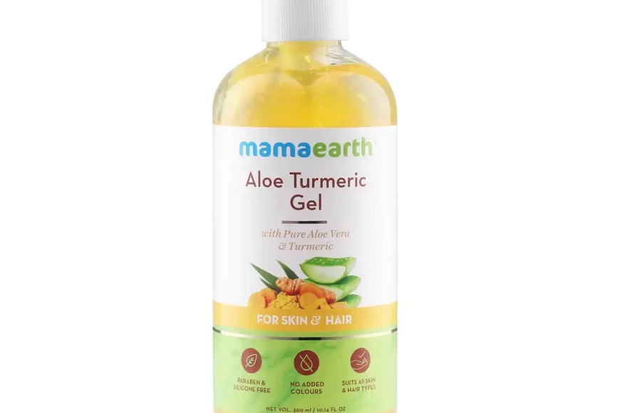 Aloe Turmeric Gel for Skin & Hair – 300ml Saver Pack Under ₹399 | Mamaearth