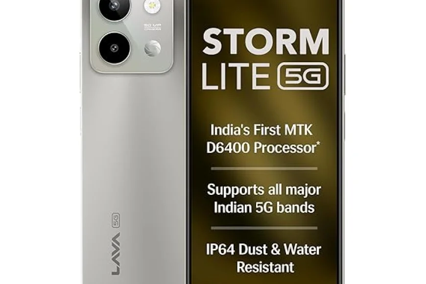 Lava Storm Lite 5G Cosmic Titanium – Up to 30% Off | On Amazon