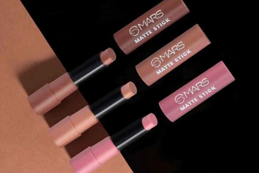 MARS Set of 3 Matte Lipsticks – Peaches & Nudes (6 Shades) | Buy on Myntra