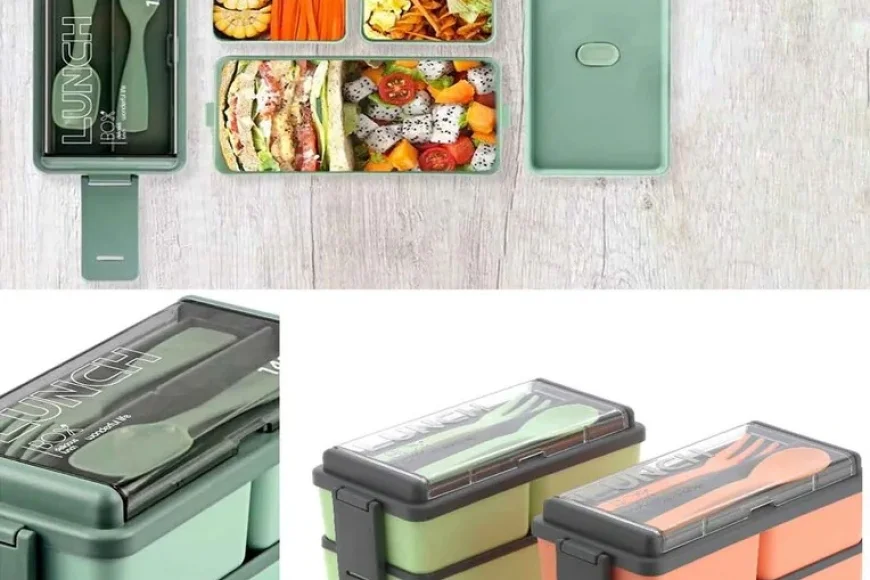 Microwave Safe 3 Compartment Lunch Box Under ₹199 – Leak Proof | Pepperfry