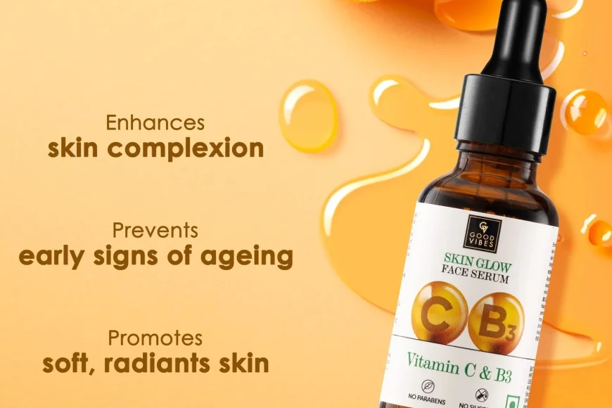 Good Vibes Vitamin C & B3 Face Serum Under ₹199 | Skin Glow Serum on Purplle