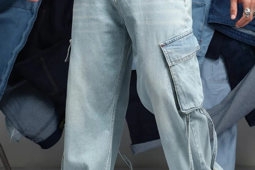 Campus Sutra Men’s Baggy Utility Jeans – Up to 55% Off | LifeStyle Online