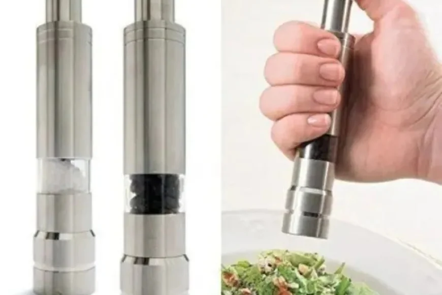 Up to 70% off Stainless Steel Thumb Pepper Grinder (Silver) – Shop on Pepperfry