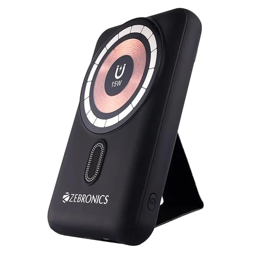 Up to 45% off ZEBRONICS MW62 Wireless Power Bank – Amazon Deal