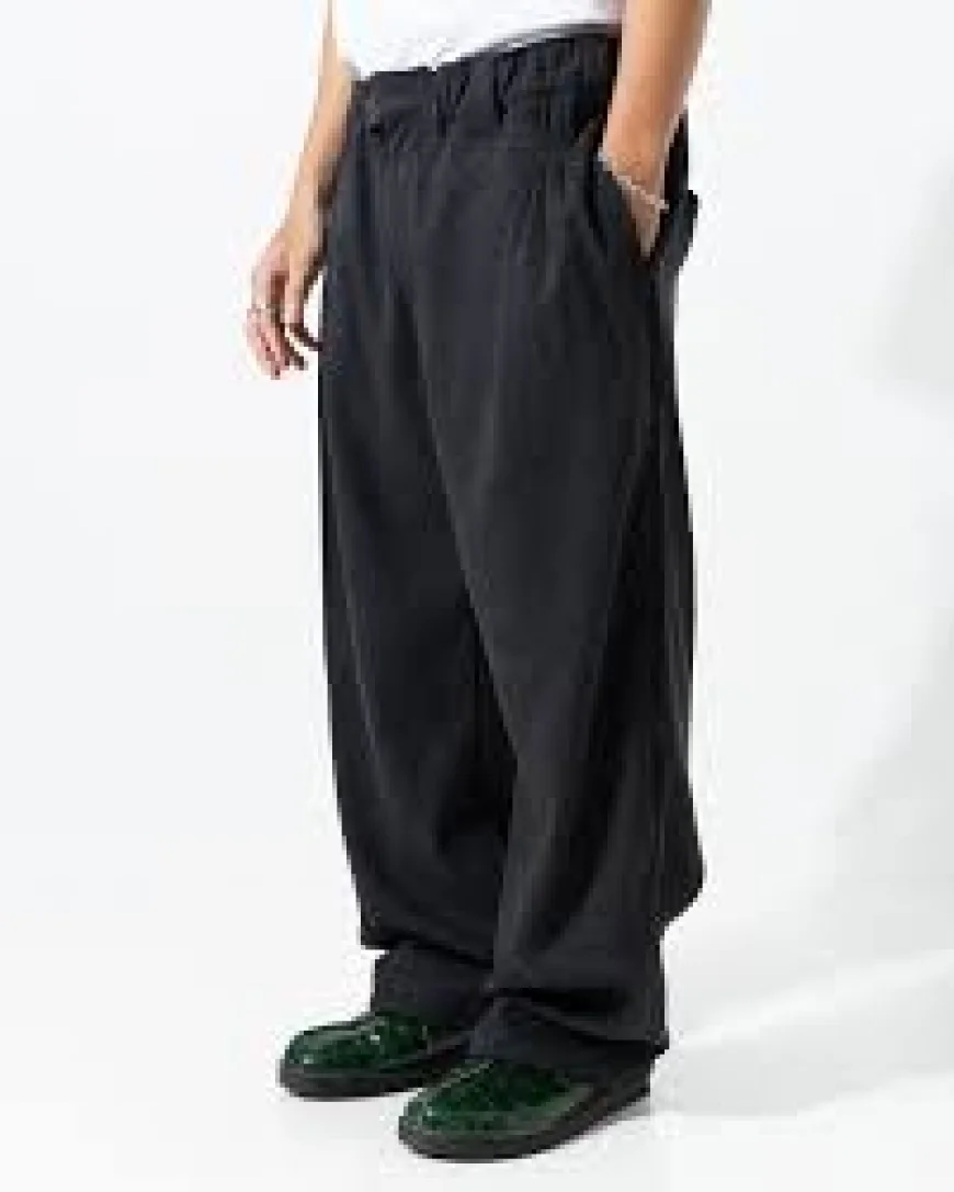 Men’s Pack of 2 Washed Relaxed Fit Pleated Pants – Up to 65% Off | Ajio