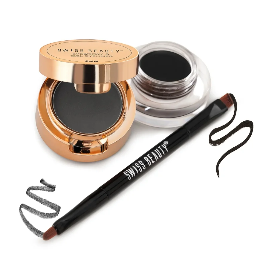 Eyebrow & Gel Eyeliner Under Rs 499 | Swiss Beauty Makeup Essentials