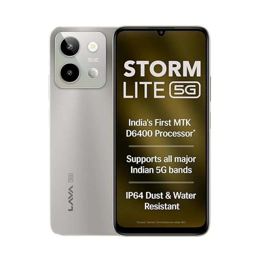 Lava Storm Lite 5G Cosmic Titanium – Up to 30% Off | On Amazon