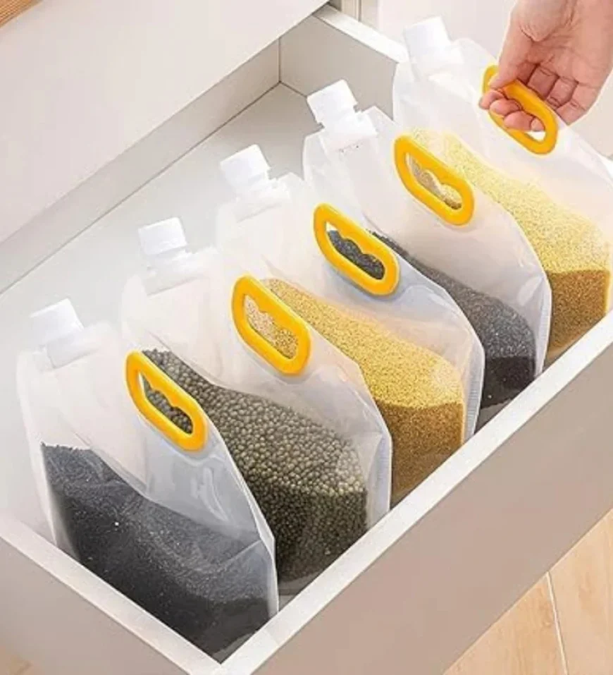 Buy Grain Storage Containers (Pack of 5) Under ₹299 | Pepperfry Deals