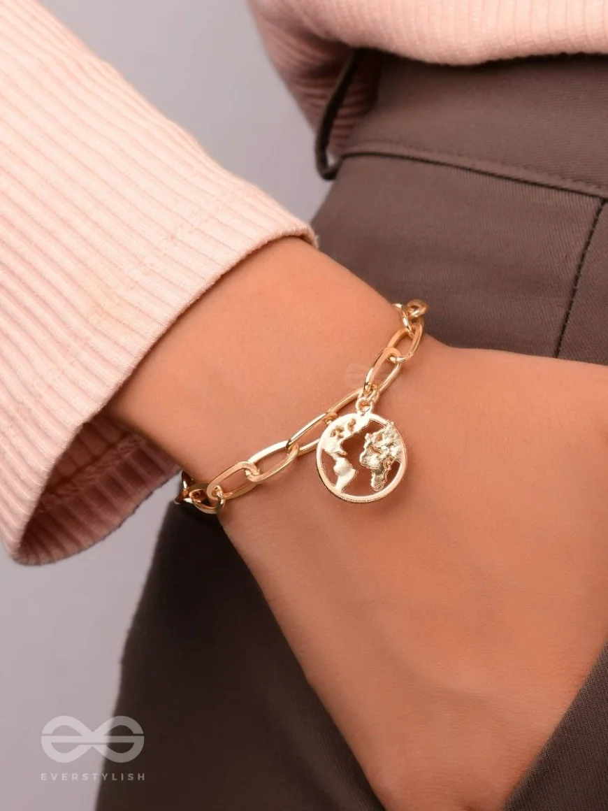 The Global Citizen Golden Bracelet Under ₹99 – Shop on Everystylish Now!