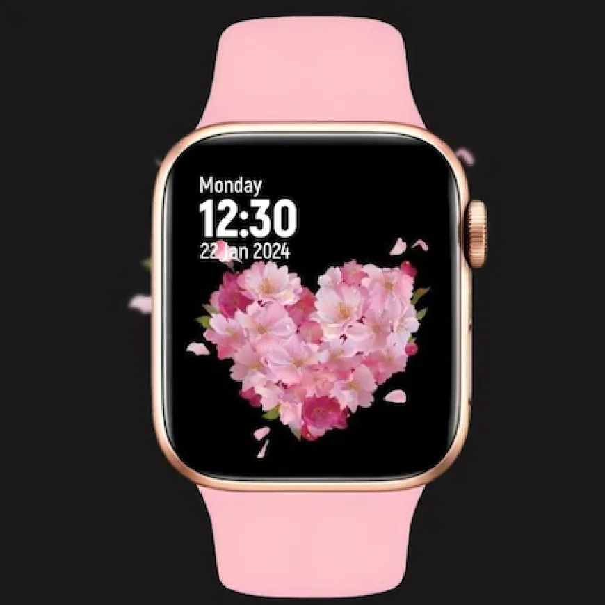 MELBON i8 Pro Max Smartwatch (Pink) – Up to 85% off | Android Smart Watch on JioMart