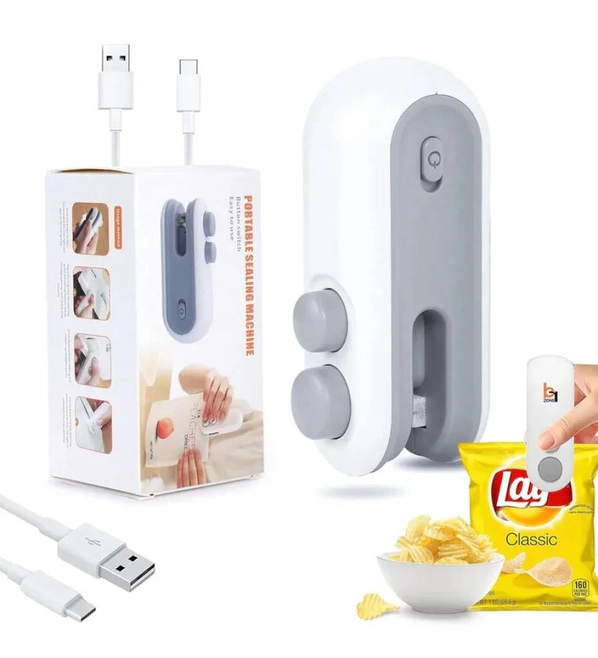 Buy Portable mini USB Rechargeable Handheld Bag Sealer - Only Rs. 99 | Pepperfry