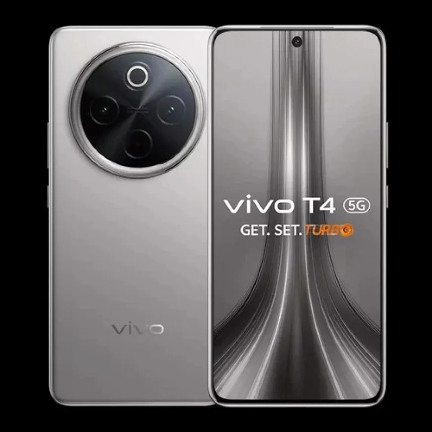 Buy Vivo T4 5G (Phantom Grey, 12GB RAM, 256GB Storage) at Rs. 25,999 on Flipkart