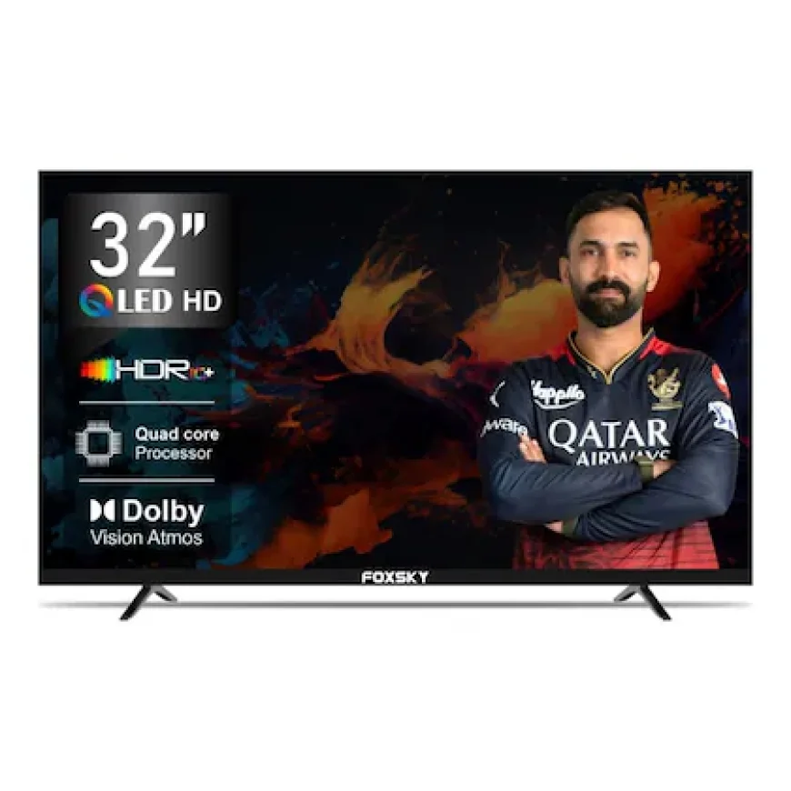 Foxsky 32 Inch HD Ready QLED Smart TV with Dolby Audio at Rs. 7,999 | Buy on JioMart