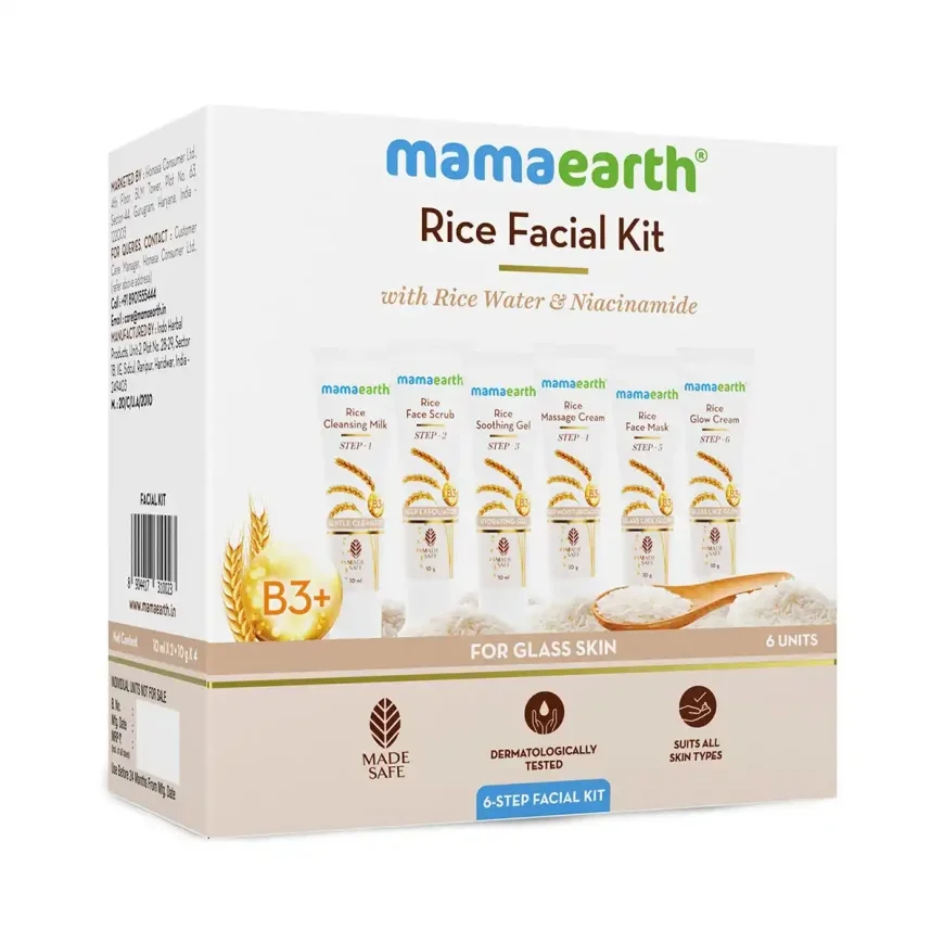 Mamaearth Rice Facial Kit 60g Under ₹399 | Purplle Offer
