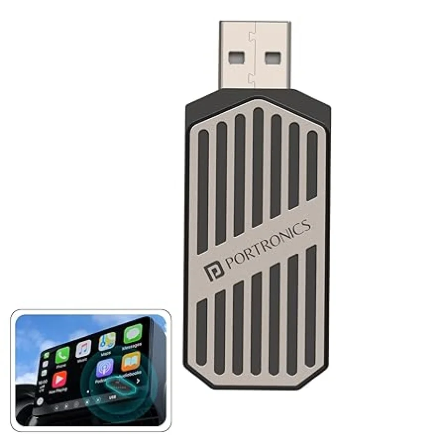 Up to 50% off on Portronics Tune 2-in-1 Wireless Car Receiver | Buy on Amazon