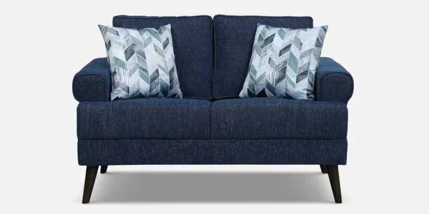 Thompson Fabric 2 Seater Sofa in Blue – ₹23,999 [MRP ₹42,999] | On Pepperfry