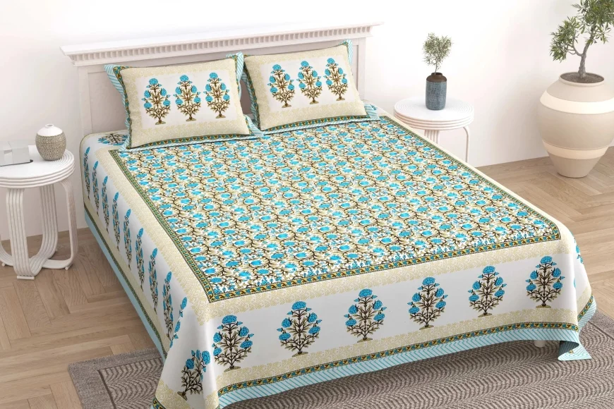 Snuggle & Save: 40% Off Printed Cotton Bedsheet Set at Pantaloons